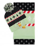 Pokemon Ski čiapka and Scarf Set Pikachu